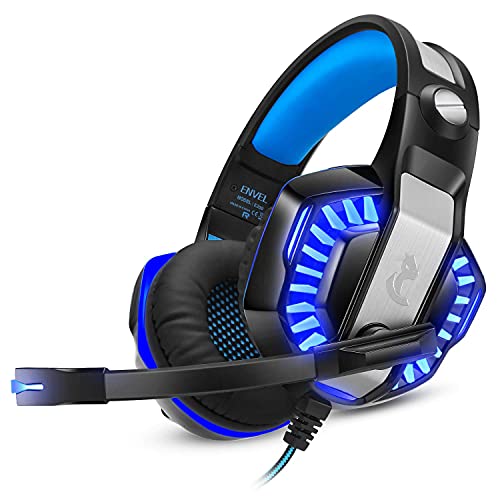 ENVEL Gaming Headset for PS4 with Mic,PC,Xbox One,Laptop,Surround S...