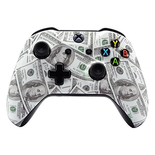 eXtremeRate 100 Cash Money Patterned Faceplate Cover for Xbox One W...