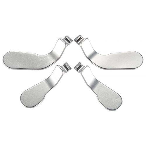 eXtremeRate 4 pcs Metal Stainless Steel Paddles Hair Trigger Locks ...