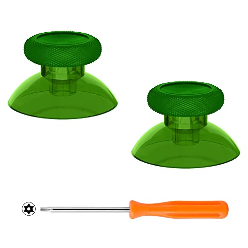 eXtremeRate Clear Green Replacement Thumbsticks for for Xbox Series...