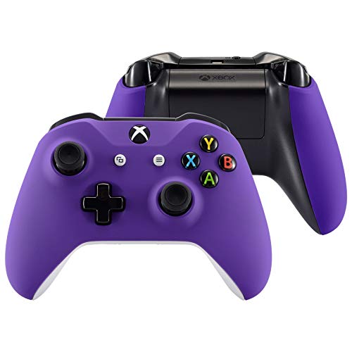 eXtremeRate Soft Touch Purple Faceplate Cover, Front Housing Shell,...