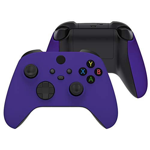 eXtremeRate Soft Touch Purple Replacement Handles Top Shell for Xbo...