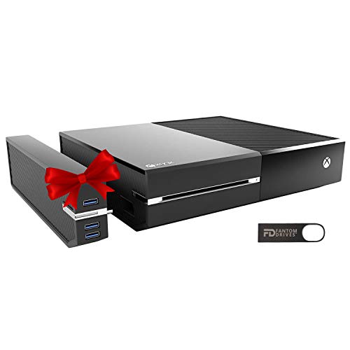 FD 4TB Xbox One Hard Drive Upgrade - Easy Snap-On with 3 USB Ports ...