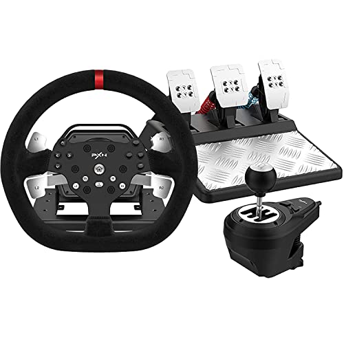 Force Feedback Steering Wheel,PXN V10 Racing Wheel 270° 900° Rota...