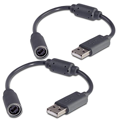 Fosmon 2X Replacement Dongle USB Breakaway Cables for Xbox 360 Wire...
