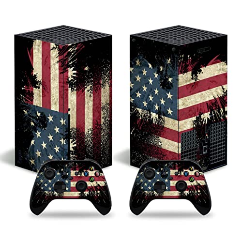 Full Body Vinyl Skin Decal Sticker Cover for Series X Console & Con...