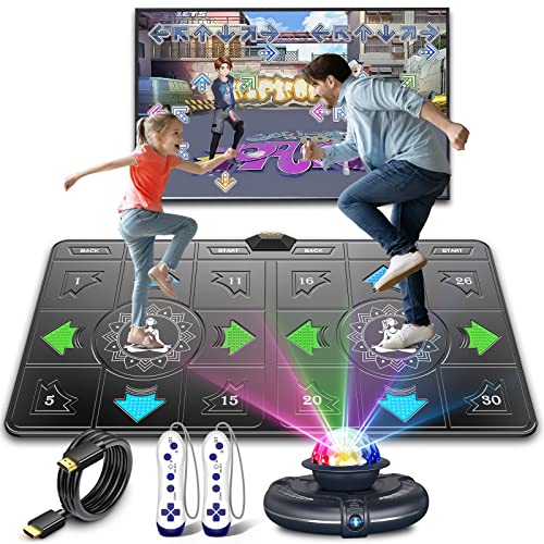 FWFX Dance Mat for Kids and Adults Musical Electronic Dance Mats wi...