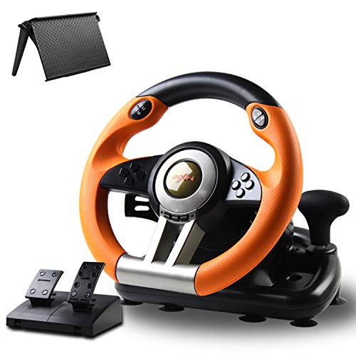 Game Racing Wheel, PXN-V3II 180° Competition Racing Steering Wheel...