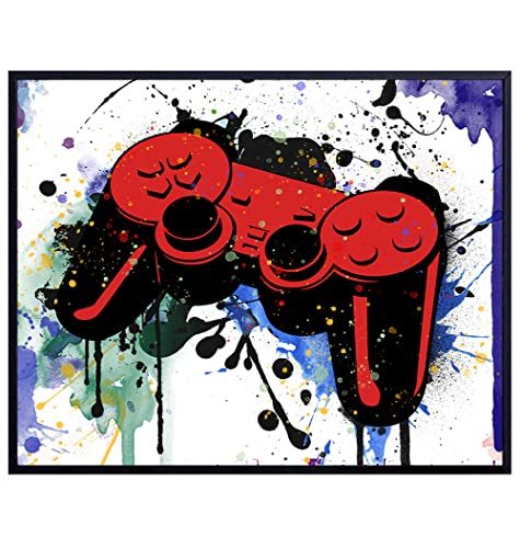 Game Room Decor - Remote Control Wall Art - Gaming Gifts for PC Gam...