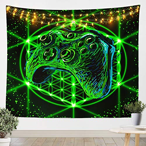 Gamepad Tapestry Galaxy Games Decor Tapestry Wall Hanging for Kids ...