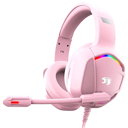 Gaming Headset with Microphone for Pc, Xbox One Series X s, Ps4, Ps...