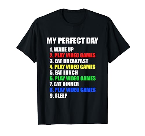 GIFT IDEA: The Perfect Gaming Day Suprise for Gamers T-Shirt...