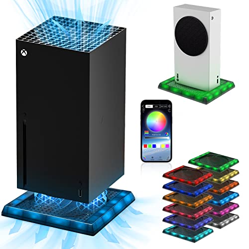 Gina LED Light Cooling Stand for Xbox Series X S Console Accessorie...