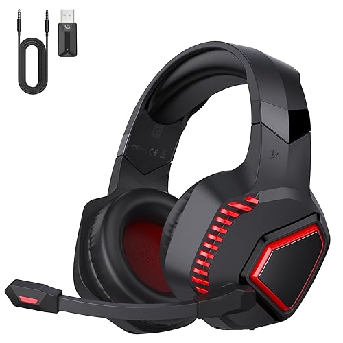 gmrpwnage Wireless Gaming Headset for PS5, PS4, Mac, Switch, PC - 2...