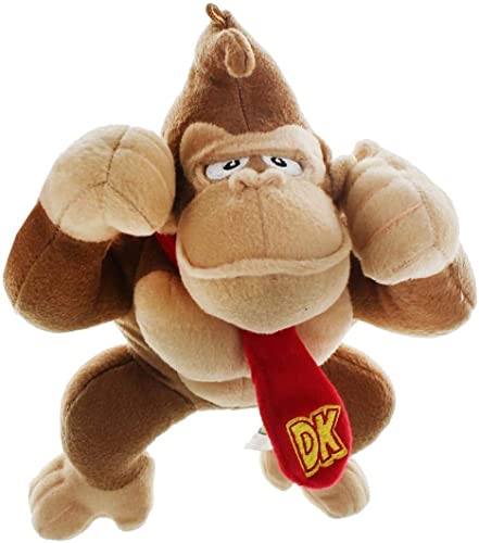 Good Stuff Donkey Kong 8 Inch Standing Stuffed Plush Toy...