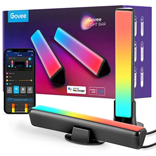 Govee Smart LED Light Bars, Work with Alexa and Google Assistant, R...