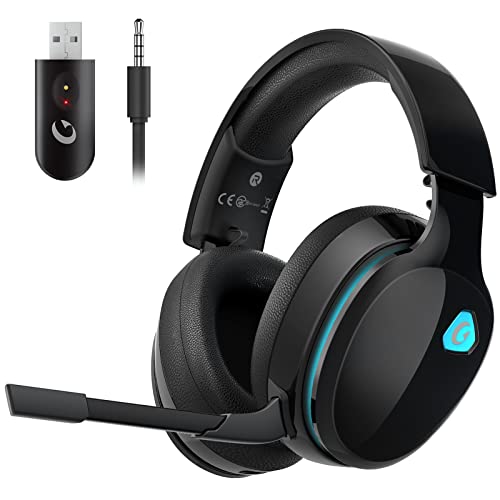 Gtheos 2.4GHz Wireless Gaming Headphones for PC, PS4, PS5, Mac, Nin...