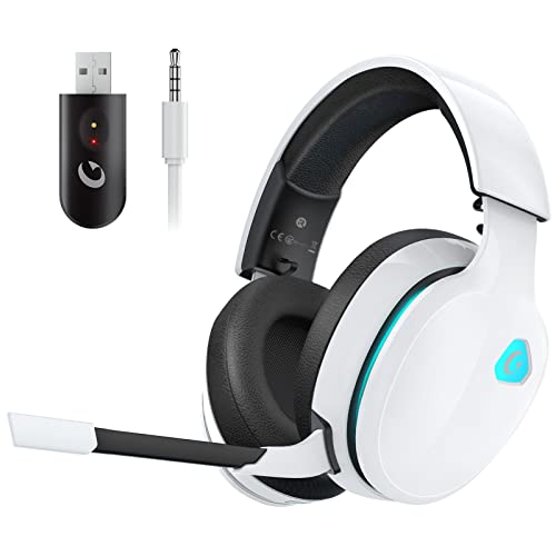 Gtheos 2.4GHz Wireless Gaming Headset for PC, PS4, PS5, Mac, Ninten...