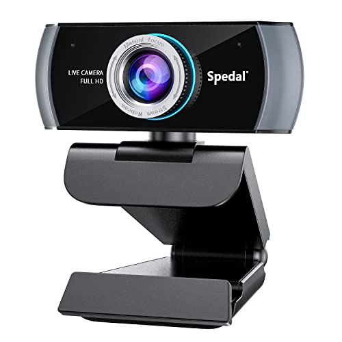 Hd Webcam 1080p with Microphone, USB Webcam for Desktop, Computer, ...
