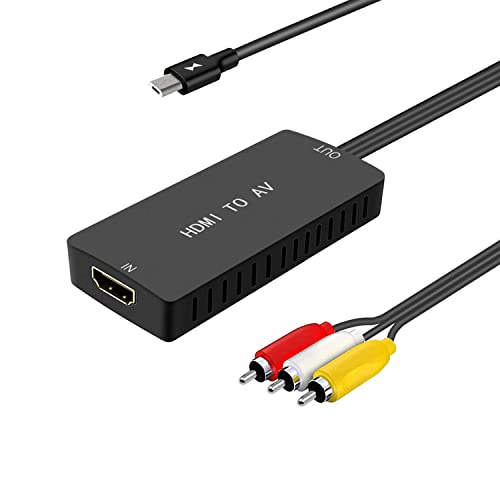 HDMI to RCA Converter, HDMI to Composite Video Audio Converter Adap...