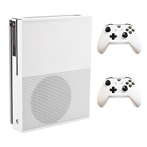 HIDEit Mounts X1S White Bundle, Wall Mounts for Xbox One S and Cont...