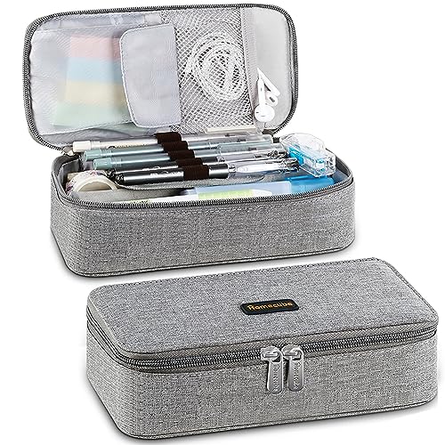 Homecube Pencil Case Capacious Pen Pencil Holder Box Makeup Pens Po...