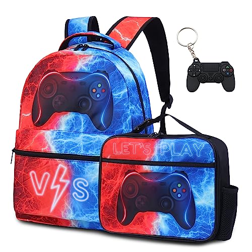 HSELOGI Gamer Backpack for Boys Girls, Kids Gaming Backpack with Lu...