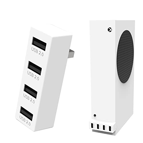 JZW-Shop 4 Ports USB Hub 2.0 for Xbox Series S, High Speed USB Hub ...