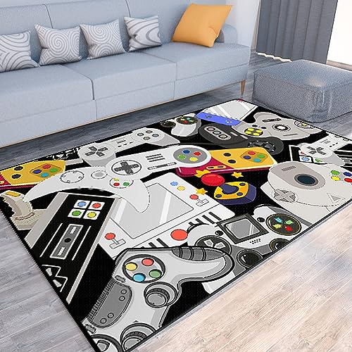 Lacut Game Rug Teen Boys Carpet with Game Controller Decoration, 3D...