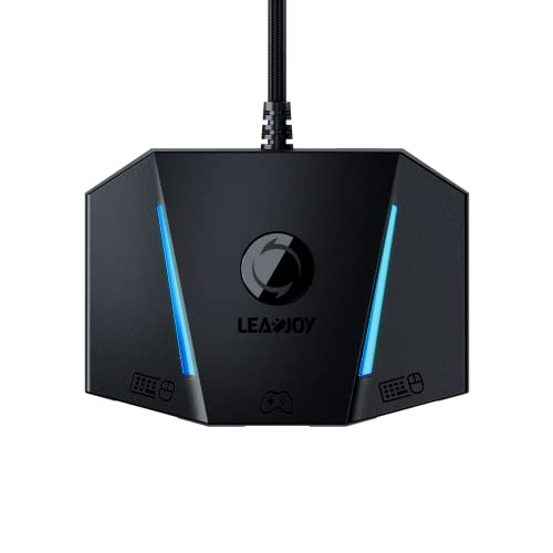 LeadJoy VX2 AimBox Keyboard and Mouse Adapter, Wired Converter with...