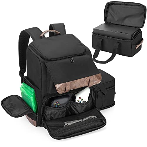 LoDrid Game Backpack Compatible with Xbox Series X with an Extra Co...
