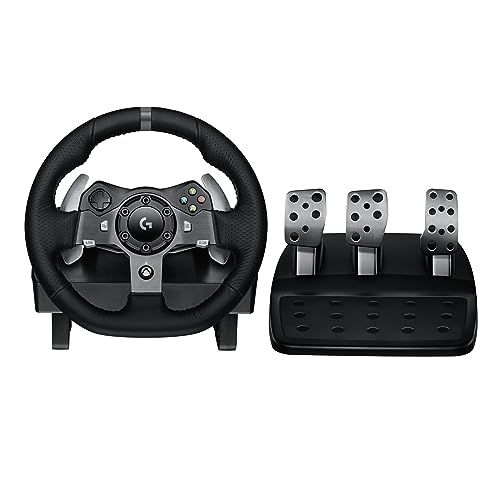 Logitech G920 Driving Force Racing Wheel and Floor Pedals, Real For...