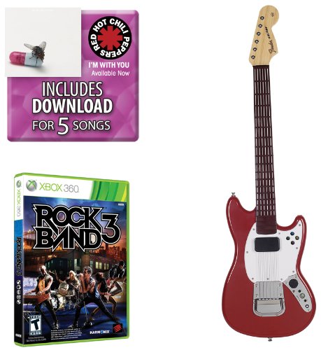 Mad Catz Rock Band 3 PRO-Guitar Bundle ? Includes: Red Hot Chili Pe...