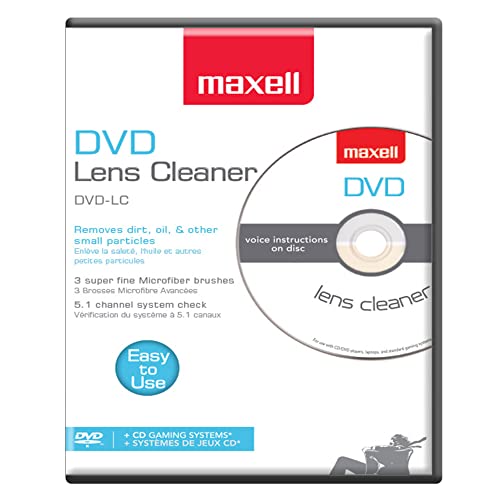 Maxell – 190059, DVD Lens Cleaner with Microfiber Brush System - ...