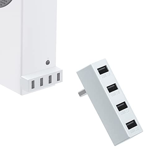 Mcbazel 4 Ports USB Hub 2.0 for Xbox Series S, Portable High Speed ...