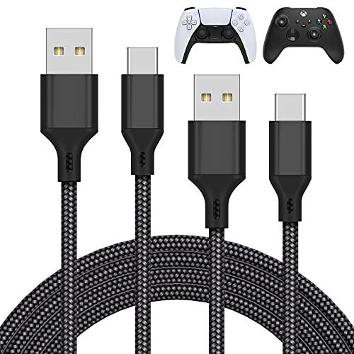MENEEA 2 Pack 10FT Charger Charging Cable for PS5 Controller for Xb...