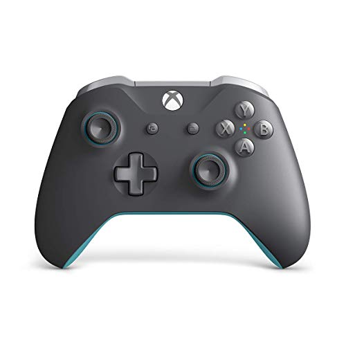 Microsoft - Wireless Controller for Xbox One and Win 10 - Gray Blue...
