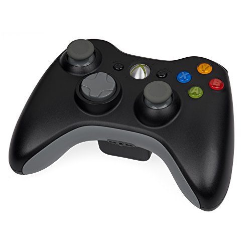 Microsoft Xbox 360 Wireless Controller Black (Renewed)...