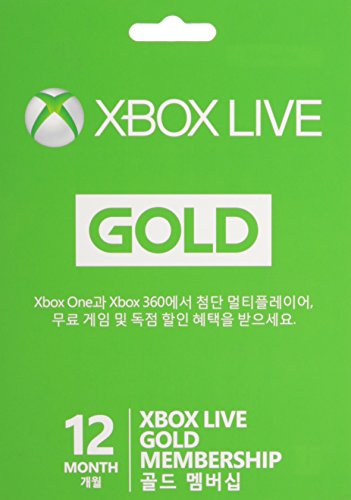 Microsoft Xbox Live 12 Month Gold Card...
