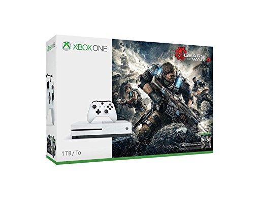 Microsoft Xbox One S Gears of War 4 1TB Console Bundle - White...
