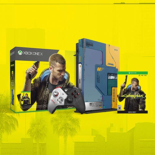 Microsoft Xbox One X Cyberpunk 2077 Limited Edition Bundle...