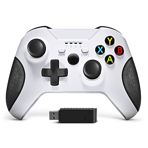 Moofahom Wireless Controller for Xbox One, Enhanced Gamepad 2.4GHZ ...