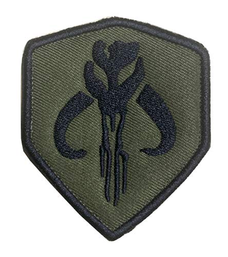 Movie Film Skull Mercenary Shield Bounty Hunter Military Embroidere...