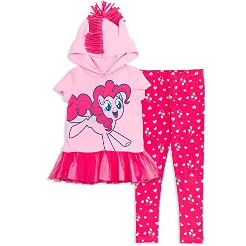 My Little Pony Pinkie Pie Big Girls Cosplay T-Shirt and Leggings 10...
