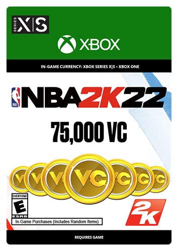 NBA 2K22: 75,000 VC - Xbox [Digital Code]...