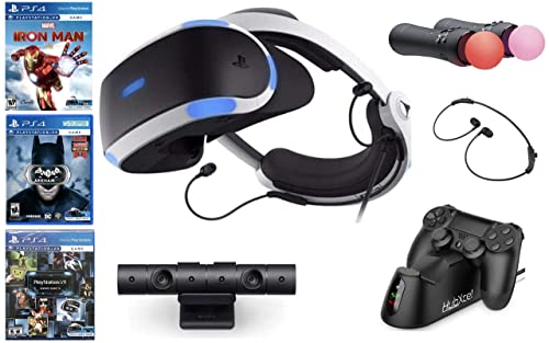 Newest Playtation VR Marvel s Iron Man VR Bundle: VR Headset, Camer...