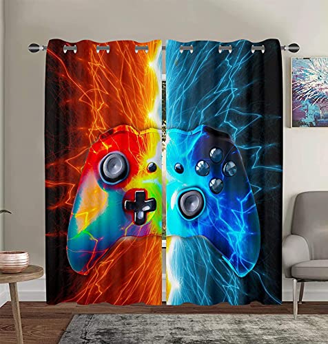 Nextchange Gamer Room Curtains for Bedroom Boys Teens Video Game Ga...