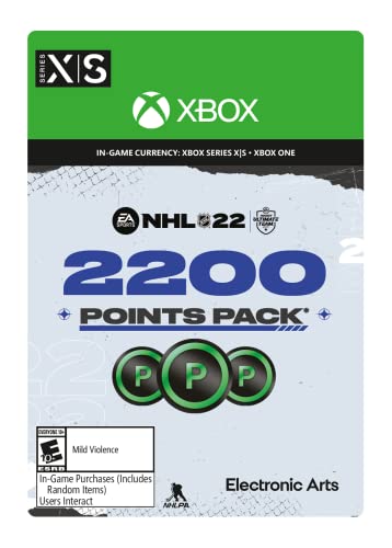 NHL 22: 2200 Points - Xbox [Digital Code]...