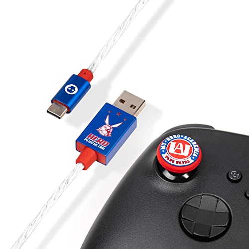 Numskull Official My Hero Academia LED USB Type-C Cable and Thumb S...