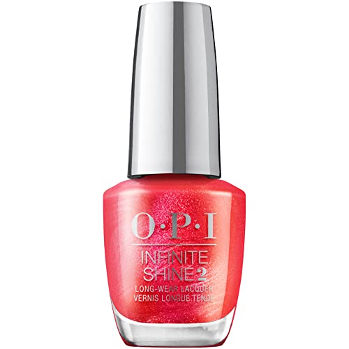 OPI Infinite Shine 2 Longwear Lacquer, Heart and Con-soul, Red Long...